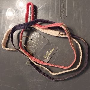 Velveteen 3 pack headbands